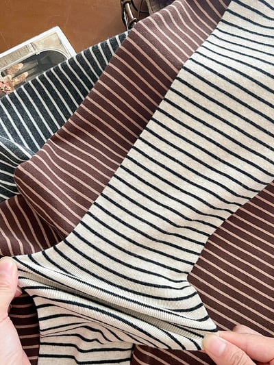 彈力條紋內搭褲6