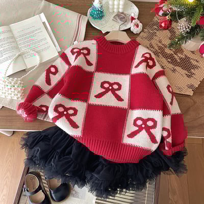 珍珠蝴蝶結毛衣3