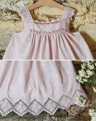 氣質雕花蕾絲背心洋裝10