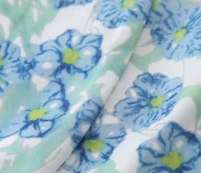 渡假風碎花吊帶長裙襯衫親子裝5