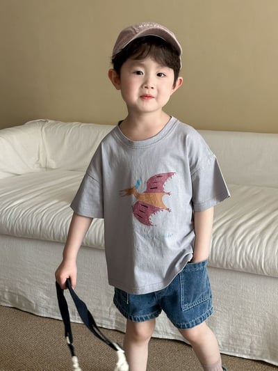 塗鴉恐龍短袖T恤4