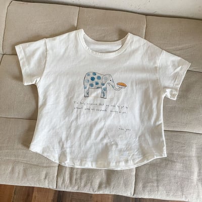 可愛手繪風動物T恤7