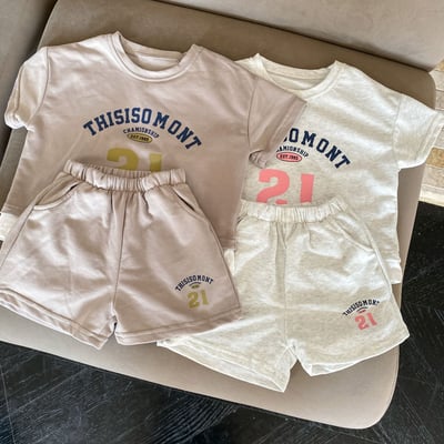 字母數字假兩件套裝4