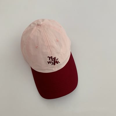 拼色刺繡棒球帽5