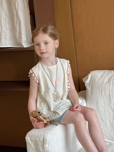 蕾絲無袖娃娃上衣2