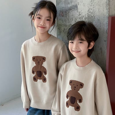 卡通小熊針織上衣1