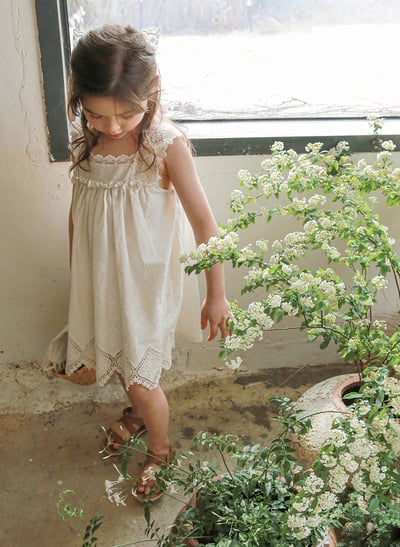 氣質雕花蕾絲背心洋裝2