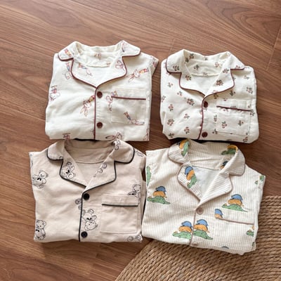 純棉可愛長袖家居服12