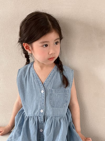 牛仔背心裙套裝5