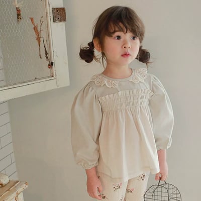 甜美波浪薄荷綠娃娃衫-尺寸1201