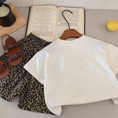 可愛雲朵插畫短T6