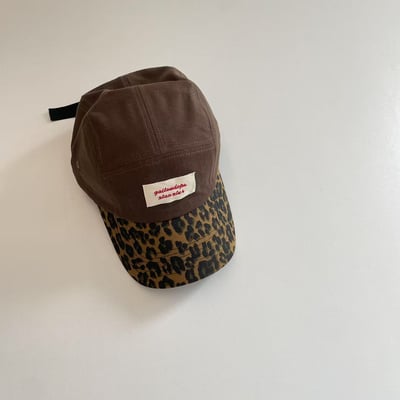 時尚豹紋貼標棒球帽2