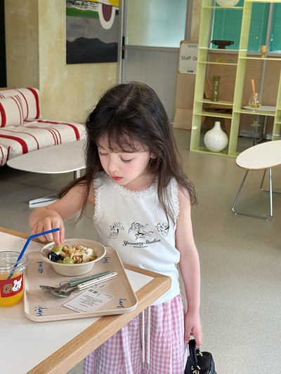 立體蕾絲花邊背心4