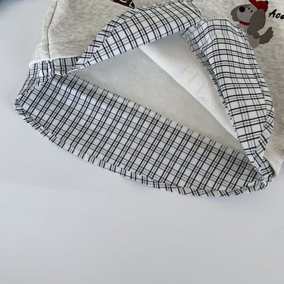 小狗拼接假兩件上衣5