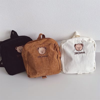 小熊刺繡雙肩包1