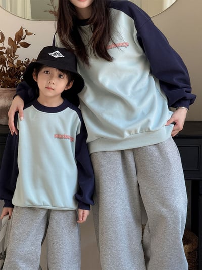 拼色字母圓領上衣5