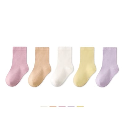 馬卡龍素色襪子組1