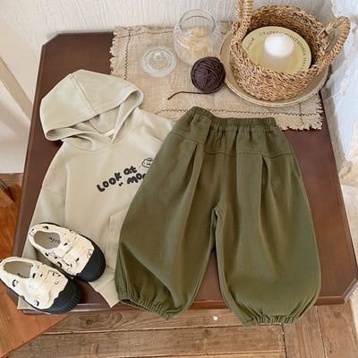 日系寬鬆收腳褲6