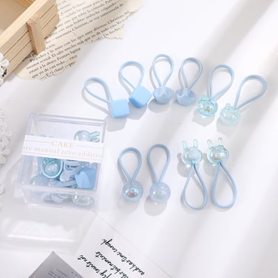 盒裝糖果色髮圈4