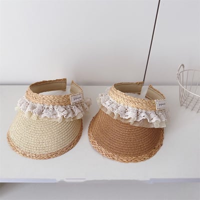 甜美花邊空頂帽1