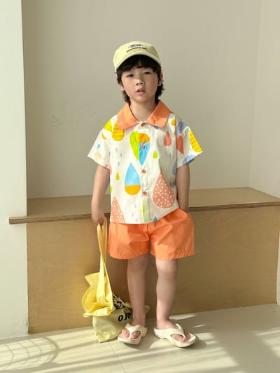 繽紛大翻領洋裝套裝3