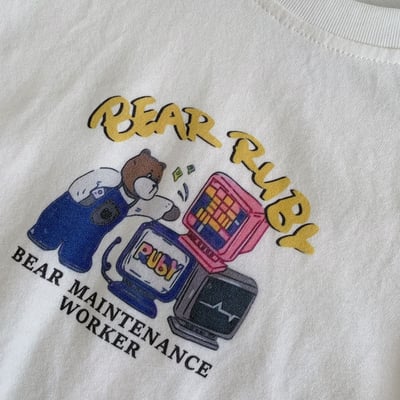 簡約白色圖案T恤6