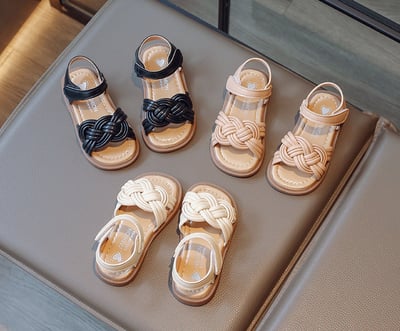 甜美羅馬編織涼鞋2