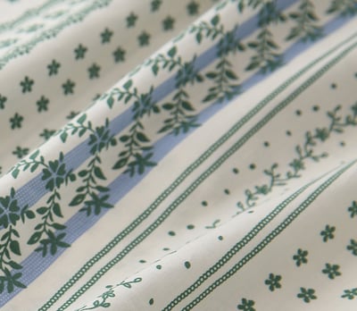 度假風碎花拼布親子裝8