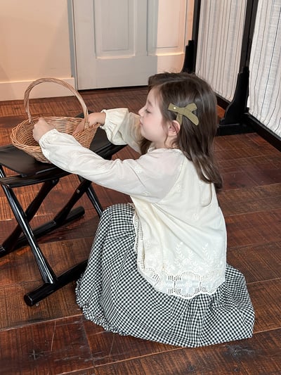 雕花刺繡公主娃娃衫5