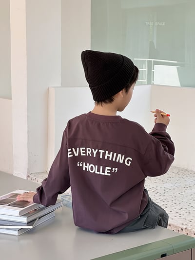 字母拼接寬鬆上衣7
