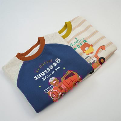 可愛交通工具圖案上衣5