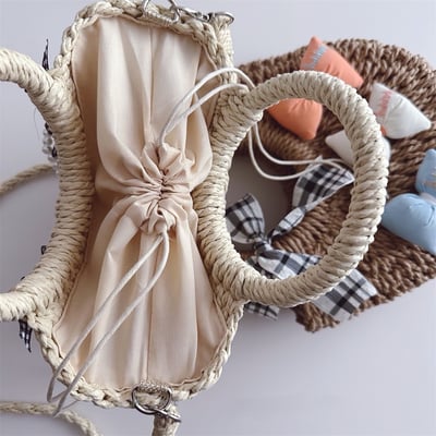 兒童草編手提包8