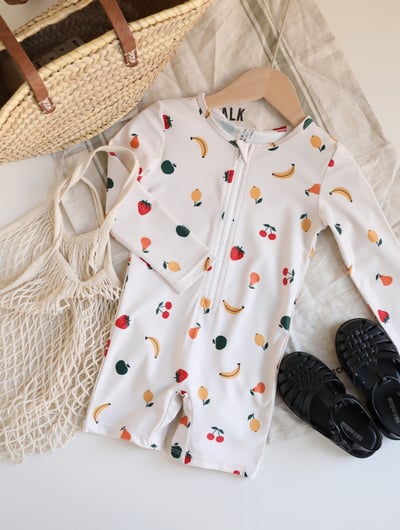 連身長袖防曬泳衣4