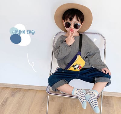 小鯊魚網眼襪子組2