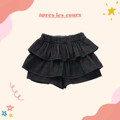 après les cours  層次蛋糕褲裙1