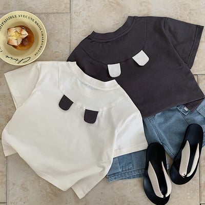 小狗背後立體耳朵T恤5