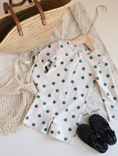 連身長袖防曬泳衣10