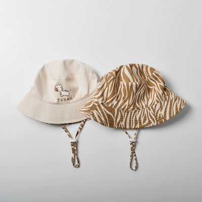斑馬紋雙面漁夫帽3