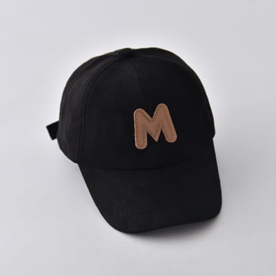 字母M麂皮棒球帽(7色)7