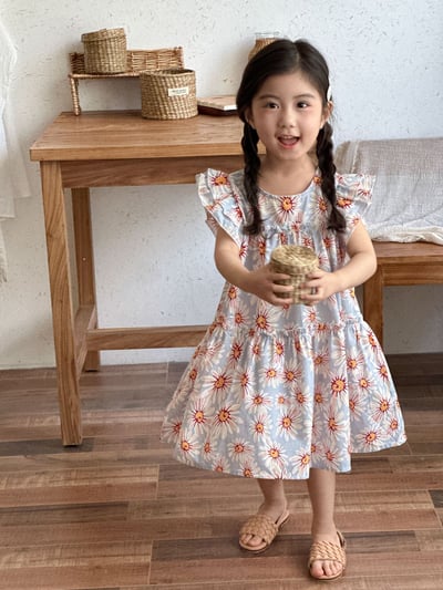 大碎花洋裝/套裝2