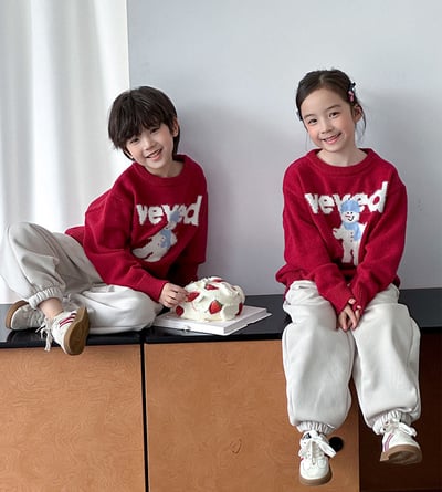 聖誕雪人紅色毛衣3