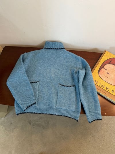 簡約小高領毛衣-2色4