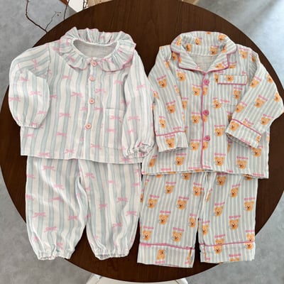 純棉紗布長袖家居服2