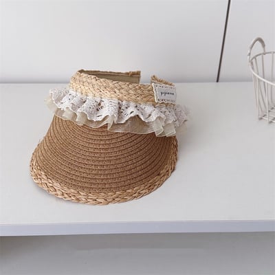 甜美花邊空頂帽3