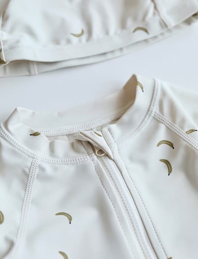 女童長袖拉鍊泳衣含帽9