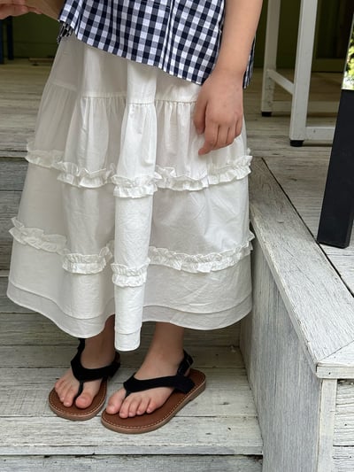 甜美層次花邊長裙2