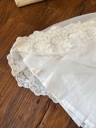 氣質星星繡花紗裙7