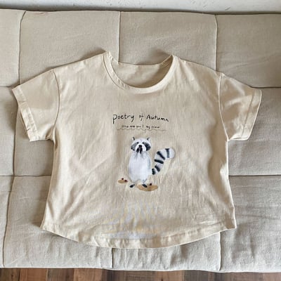 可愛手繪風動物T恤9