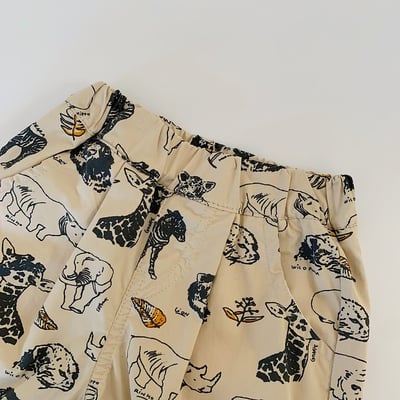 手繪風動物短褲3