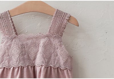 蕾絲雕花娃娃衫背心8